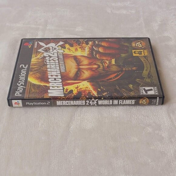 Mercenaries 2: World in Flames Sony PlayStation 2 PS2 Video Game 2008 w/ Manual - Picture 5 of 7